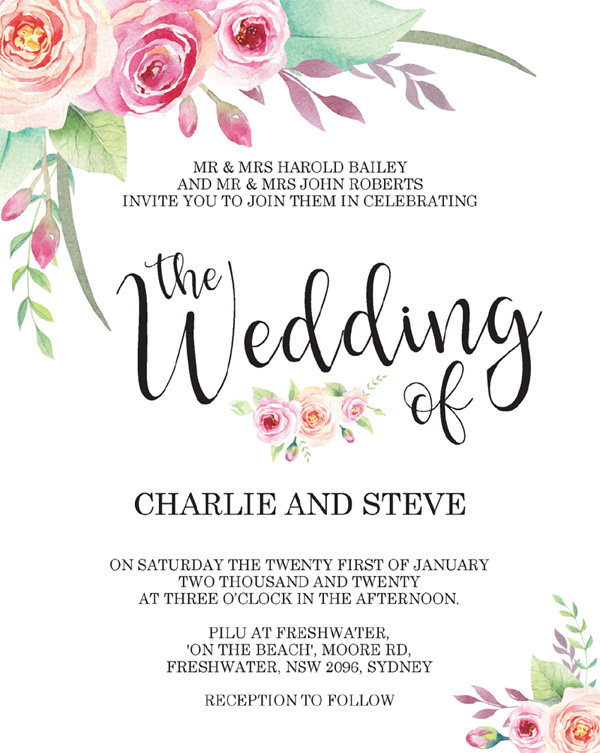 wedding card
