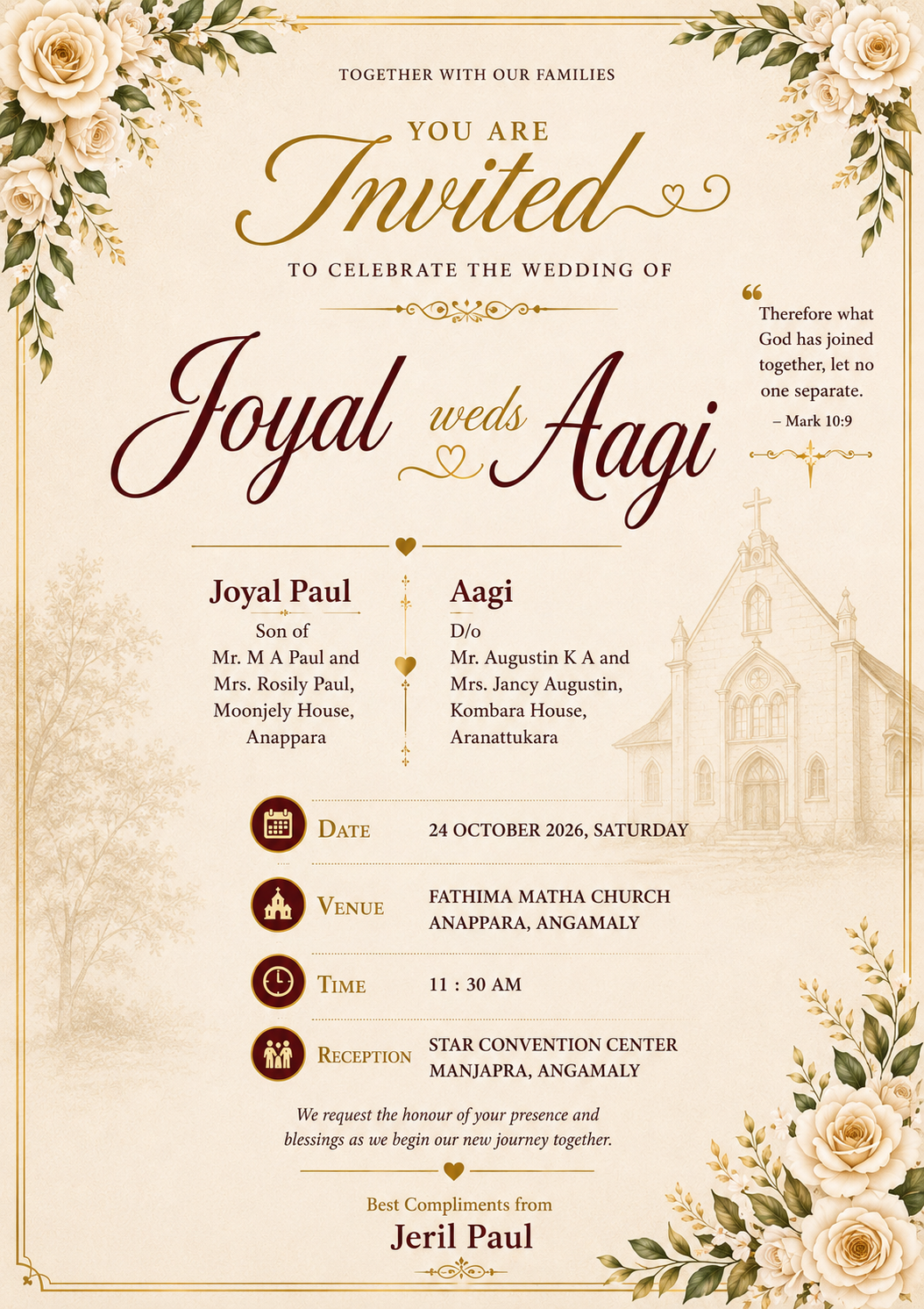wedding card