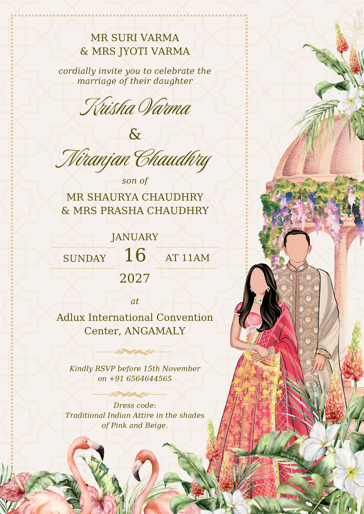 wedding card